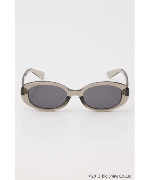 SLY（スライ）の「【noeyedia】OVAL SHAPE EYEWEAR ノーアイディアオーバルシェイプアイウェア（メガネ・レディース・ブラウン/ブラック/グレー・FREE）」の15枚目の写真