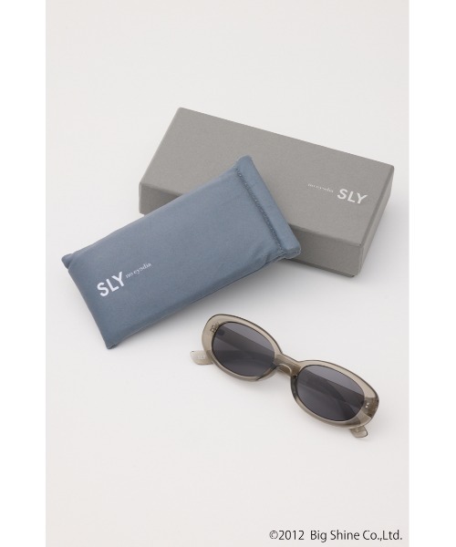SLY（スライ）の「【noeyedia】OVAL SHAPE EYEWEAR ノーアイディアオーバルシェイプアイウェア（メガネ・レディース・ブラウン/ブラック/グレー・FREE）」の22枚目の写真