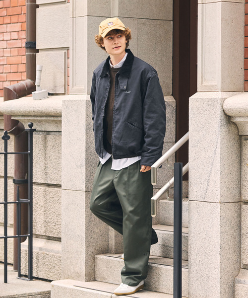 HECT(ヘクト)の「【HECT】Vintage Washed Duck Jacket / ヴィンテージ加工 襟コーデュロイ ドローコード 中綿ダックブルゾン(ブルゾン・メンズ・キャメル/ブラウン/ブラック/オリーブ・S/L/M)」の13枚目の写真