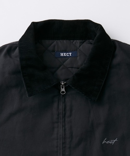 HECT(ヘクト)の「【HECT】Vintage Washed Duck Jacket / ヴィンテージ加工 襟コーデュロイ ドローコード 中綿ダックブルゾン(ブルゾン・メンズ・キャメル/ブラウン/ブラック/オリーブ・S/L/M)」の9枚目の写真