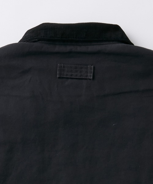 HECT(ヘクト)の「【HECT】Vintage Washed Duck Jacket / ヴィンテージ加工 襟コーデュロイ ドローコード 中綿ダックブルゾン(ブルゾン・メンズ・キャメル/ブラウン/ブラック/オリーブ・S/L/M)」の10枚目の写真