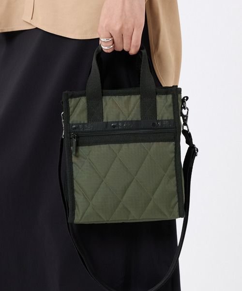 LeSportsac(レスポートサック)の「MINI N/S TOTE MH ミッドナイトフォレスト(ショルダーバッグ・レディース・グリーン・FREE)」の2枚目の写真