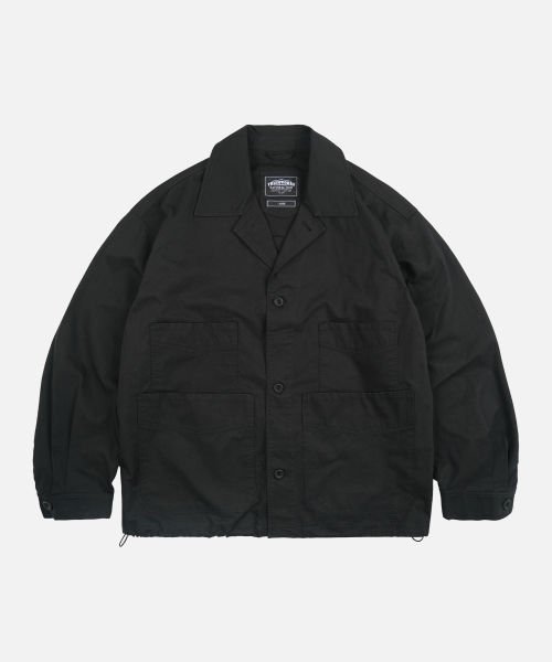 FRIZMWORKS(フリズムワークス)の「DOUBLE POCKET COVERALL JACKET _ BLACK(その他アウター・メンズ・その他・SMALL/MEDIUM/LARGE/X-LARGE)」の1枚目の写真