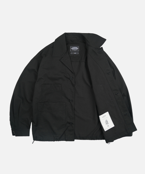 FRIZMWORKS(フリズムワークス)の「DOUBLE POCKET COVERALL JACKET _ BLACK(その他アウター・メンズ・その他・SMALL/MEDIUM/LARGE/X-LARGE)」の2枚目の写真