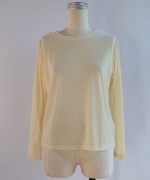 ストレッチシアーベロア長袖Tシャツ