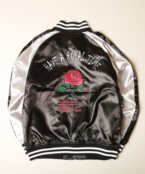 WESTSEA(ウエストシー)の「薔薇スカジャン(スカジャン・メンズ・ブラック×ブラック/ブラック系その他/ブラック×シルバー・M)」の8枚目の写真