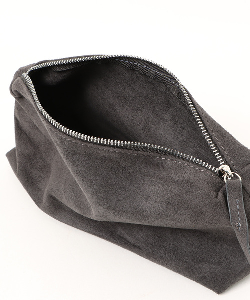 LAULEN（ローレン）の「suede touch wide shoulder bag /スエードタッチワイドショルダーバッグ（トートバッグ・レディース・ベージュ/カーキ/グレー・FREE）」の8枚目の写真