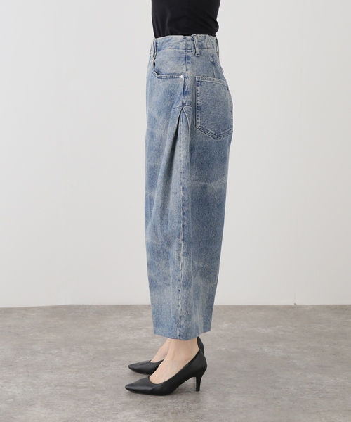 TANAKA(タナカ)の「【TANAKA / タナカ】WIDE CROPPED JEANS(デニムパンツ・レディース・ブラック/ブルー・28/26/27)」の13枚目の写真