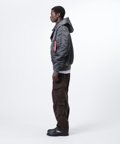 Alpha Industries(アルファインダストリーズ)の「Alpha Industries/アルファ インダストリーズ/N-2B HERITAGE FIT PARKA (BATTLEWASH)/バトルウォッシュN-2Bヘリテージ フィット パーカ(ミリタリージャケット・メンズ・ブラック/セージグリーン・2XL/XL/L/M/S)」の20枚目の写真