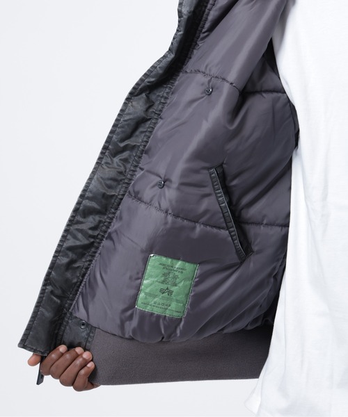 Alpha Industries(アルファインダストリーズ)の「Alpha Industries/アルファ インダストリーズ/N-2B HERITAGE FIT PARKA (BATTLEWASH)/バトルウォッシュN-2Bヘリテージ フィット パーカ(ミリタリージャケット・メンズ・ブラック/セージグリーン・2XL/XL/L/M/S)」の13枚目の写真