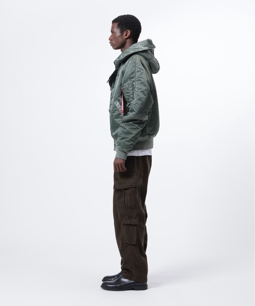 Alpha Industries(アルファインダストリーズ)の「Alpha Industries/アルファ インダストリーズ/N-2B HERITAGE FIT PARKA (BATTLEWASH)/バトルウォッシュN-2Bヘリテージ フィット パーカ(ミリタリージャケット・メンズ・ブラック/セージグリーン・2XL/XL/L/M/S)」の6枚目の写真