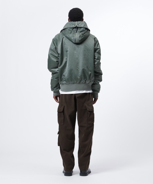 Alpha Industries(アルファインダストリーズ)の「Alpha Industries/アルファ インダストリーズ/N-2B HERITAGE FIT PARKA (BATTLEWASH)/バトルウォッシュN-2Bヘリテージ フィット パーカ(ミリタリージャケット・メンズ・ブラック/セージグリーン・2XL/XL/L/M/S)」の7枚目の写真