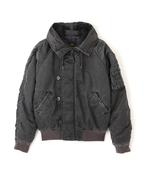 Alpha Industries(アルファインダストリーズ)の「Alpha Industries/アルファ インダストリーズ/N-2B HERITAGE FIT PARKA (BATTLEWASH)/バトルウォッシュN-2Bヘリテージ フィット パーカ(ミリタリージャケット・メンズ・ブラック/セージグリーン・2XL/XL/L/M/S)」の14枚目の写真