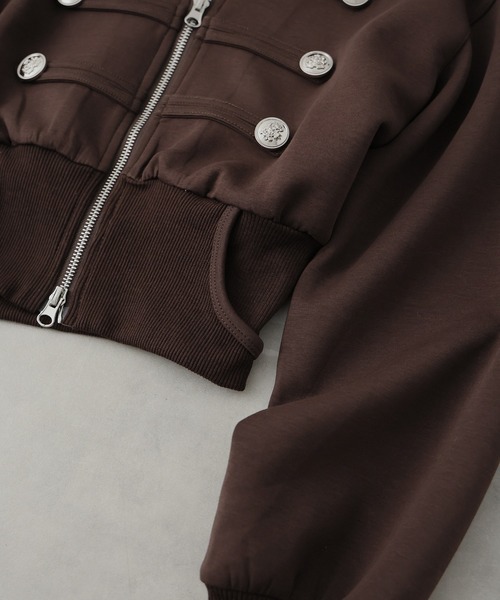 Ulysses(ユリシス)の「ナポレオンダブルジップジャケット(その他アウター・レディース・ブラウン/カーキ・M/S)」の7枚目の写真