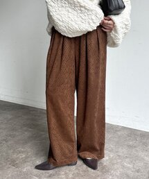 【WEB限定】 パンチングスエードパンツ