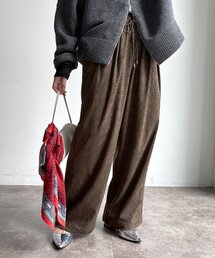 【WEB限定】 パンチングスエードパンツ