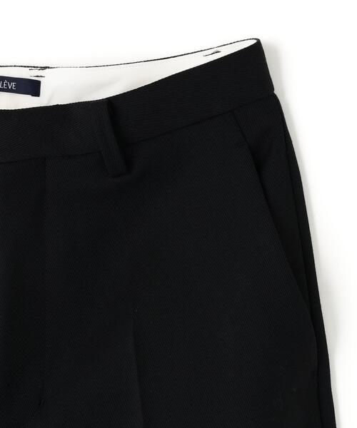 YLEVE(イレーヴ)の「YLEVE / WOOL TWILL TROUSERS(その他パンツ・レディース・ベージュ/ブラック・0/1/2)」の3枚目の写真