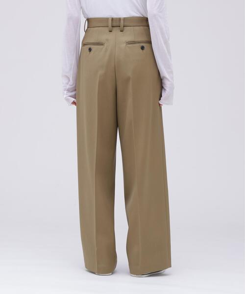 YLEVE(イレーヴ)の「YLEVE / WOOL TWILL TROUSERS(その他パンツ・レディース・ベージュ/ブラック・0/1/2)」の15枚目の写真
