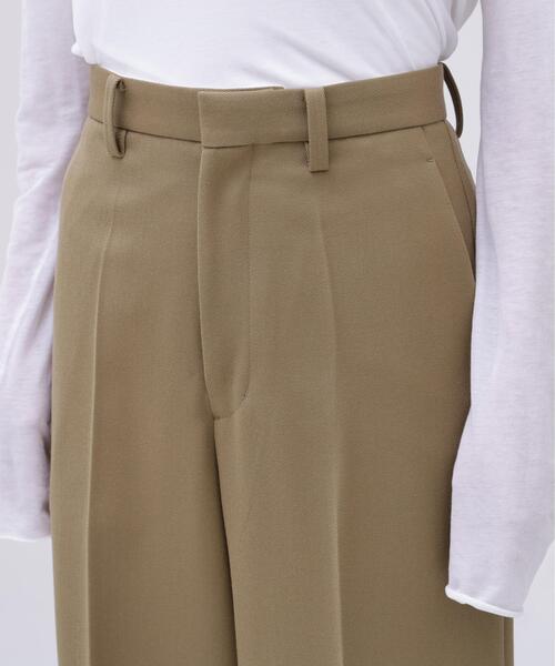 YLEVE(イレーヴ)の「YLEVE / WOOL TWILL TROUSERS(その他パンツ・レディース・ベージュ/ブラック・0/1/2)」の16枚目の写真