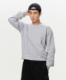 ERA（エラ）の「UNISEX ERA RAW EDGE SWEATSHIRT - GRAY（スウェット）」