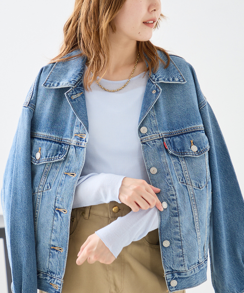 journal standard L'essage(ジャーナルスタンダードレサージュ)の「丸胴クルーネックプルオーバー(Tシャツ/カットソー・レディース・チャコールグレー/アイボリー/サックスブルー・FREE)」の16枚目の写真