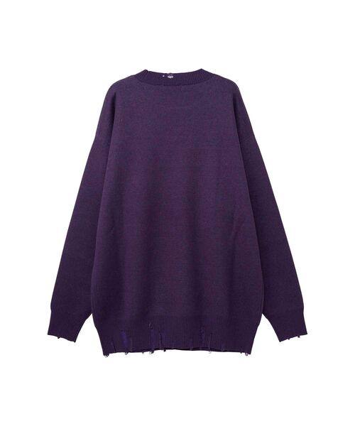 HYSTERIC GLAMOUR(ヒステリックグラマー)の「CHAOS READY ジャカード ワンピース(ワンピース・レディース・パープル/トップグレー/ブラック・FREE)」の4枚目の写真