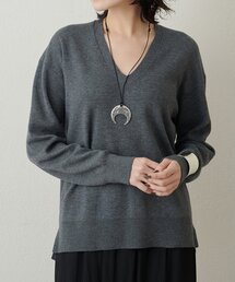Whim Gazette（ウィムガゼット）の「ミラノリブVプルオーバー（ニット/セーター）」