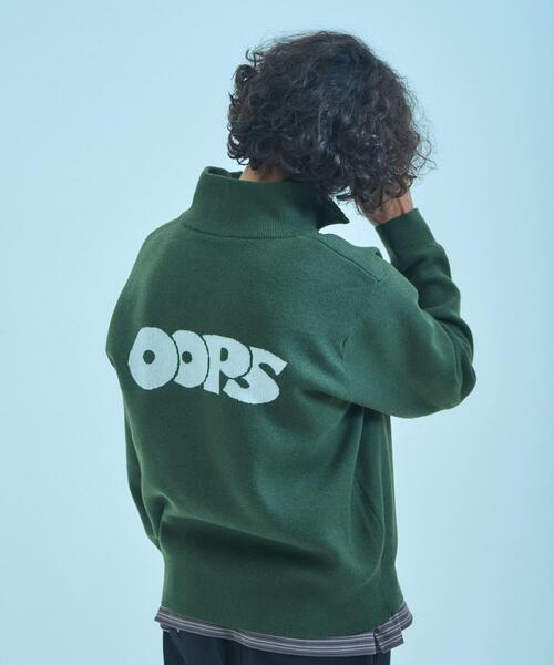 URBAN RESEARCH Sonny Label(アーバンリサーチサニーレーベル)の「OOPS バックビッグロゴニット(ニット/セーター・メンズ・グリーン/ネイビー/ブラック・MEDIUM/LARGE/X-LARGE)」の3枚目の写真