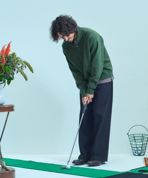 URBAN RESEARCH Sonny Label(アーバンリサーチサニーレーベル)の「OOPS バックビッグロゴニット(ニット/セーター・メンズ・グリーン/ネイビー/ブラック・MEDIUM/LARGE/X-LARGE)」の4枚目の写真