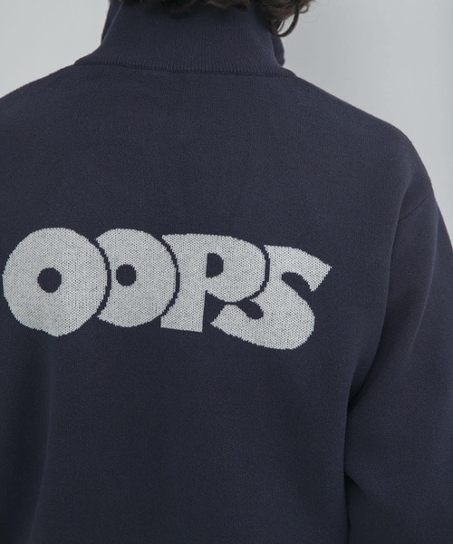 URBAN RESEARCH Sonny Label(アーバンリサーチサニーレーベル)の「OOPS バックビッグロゴニット(ニット/セーター・メンズ・グリーン/ネイビー/ブラック・MEDIUM/LARGE/X-LARGE)」の16枚目の写真