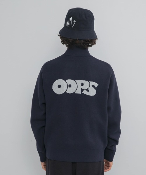 URBAN RESEARCH Sonny Label(アーバンリサーチサニーレーベル)の「OOPS バックビッグロゴニット(ニット/セーター・メンズ・グリーン/ネイビー/ブラック・MEDIUM/LARGE/X-LARGE)」の17枚目の写真