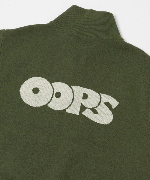 URBAN RESEARCH Sonny Label(アーバンリサーチサニーレーベル)の「OOPS バックビッグロゴニット(ニット/セーター・メンズ・グリーン/ネイビー/ブラック・MEDIUM/LARGE/X-LARGE)」の14枚目の写真