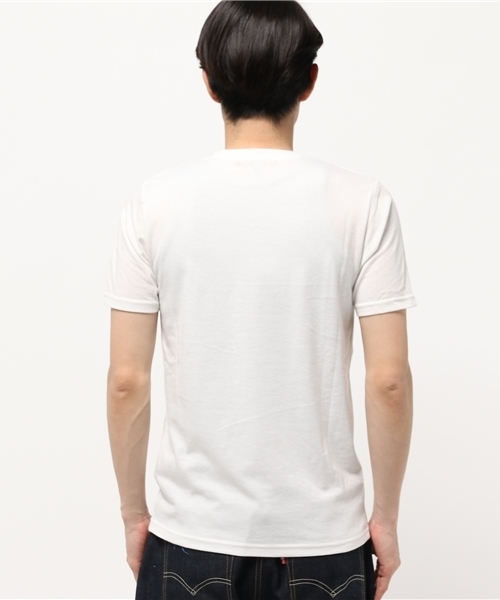 VENCEEXCHANGE(ヴァンスエクスチェンジ)の「PROGRESSIVEペイズリーT (Tシャツ/カットソー・メンズ・ブラック/コーラル/オフホワイト・MEDIUM/LARGE)」の5枚目の写真