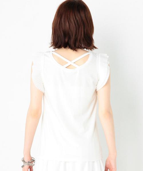 Another Edition(アナザーエディション)の「ロゴフリルチュールスリーブTシャツ/AEBC LOGO フリル チュールSL T◆(Tシャツ/カットソー・レディース・ホワイト/グレー/イエロー・FREE)」の13枚目の写真