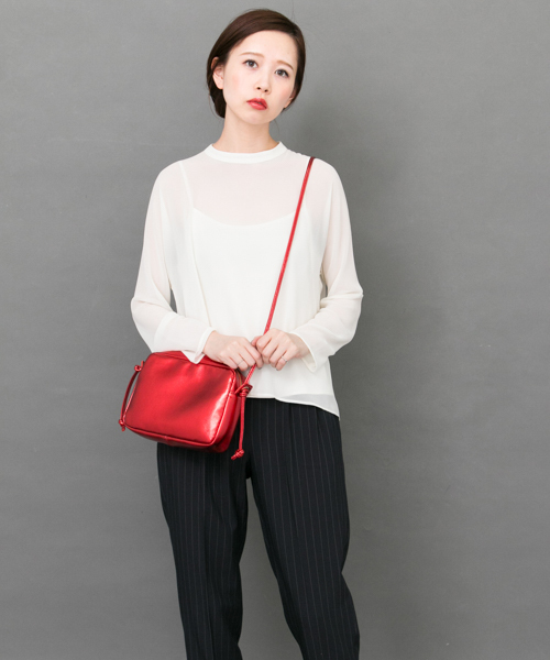 KBF（ケイビーエフ）の「KBF　メタリックショルダーバッグ（ショルダーバッグ・レディース・ブルー/シルバー/レッド/ゴールド・ONE）」の8枚目の写真