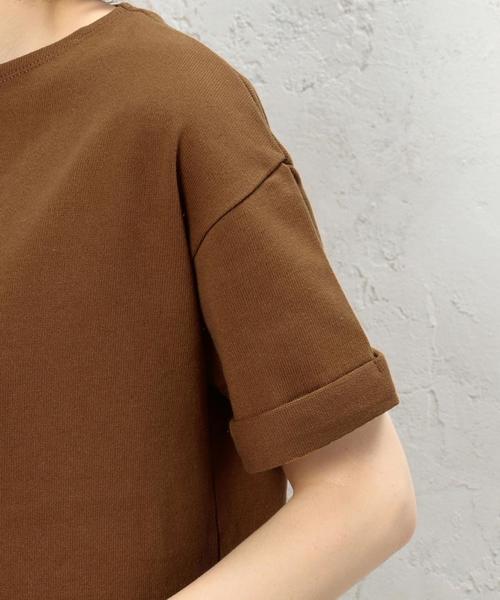 green label relaxing(グリーンレーベルリラクシング)の「CF 16/-テンジク ソデロール UP Tシャツ◆(Tシャツ/カットソー・レディース・ブラック/ベージュ/その他1・FREE)」の12枚目の写真