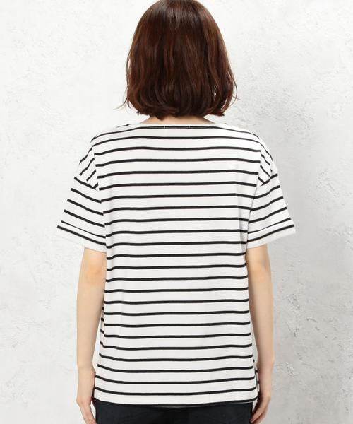 green label relaxing(グリーンレーベルリラクシング)の「CF 16/-テンジク ソデロール UP Tシャツ◆(Tシャツ/カットソー・レディース・ブラック/ベージュ/その他1・FREE)」の8枚目の写真