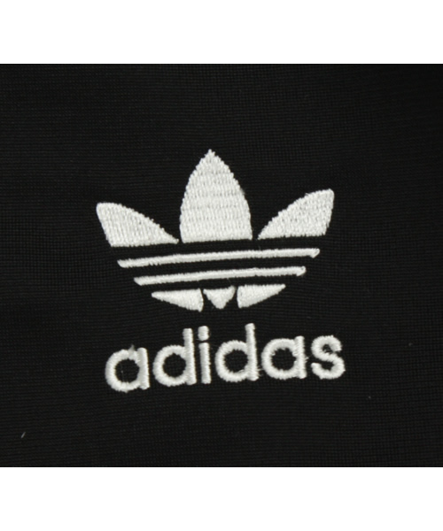 adidas（アディダス）の「LOGO FIREBIRD TT（ジャージ・レディース・ブラック/グリーン/ピンク・SMALL/MEDIUM）」の8枚目の写真