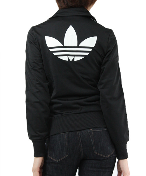 adidas（アディダス）の「LOGO FIREBIRD TT（ジャージ・レディース・ブラック/グリーン/ピンク・SMALL/MEDIUM）」の13枚目の写真