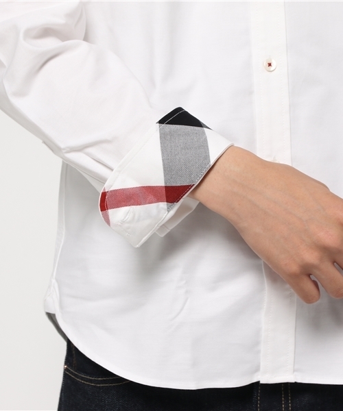 BLACK LABEL CRESTBRIDGE（ブラックレーベル・クレストブリッジ）の「クレストブリッジチェックポケット オックスボタンダウンシャツ（シャツ/ブラウス・メンズ・グリーン/ネイビー/オレンジ/オフホワイト/グレー/ブルー/レッド・L/LL/M/S）」の8枚目の写真