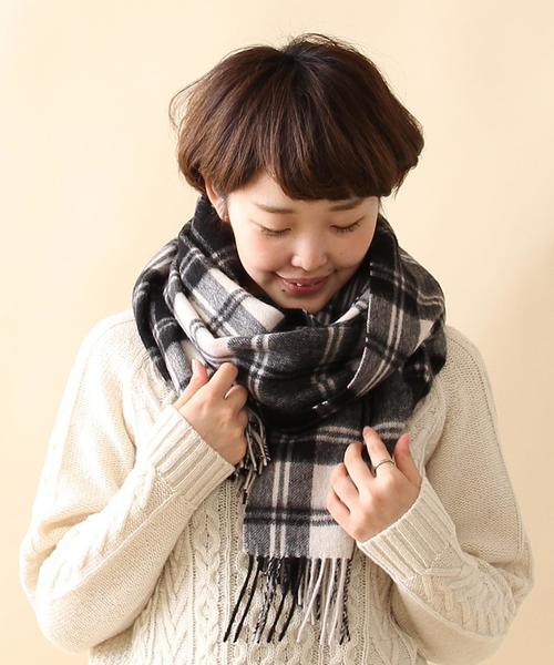 coen（コーエン）の「チェックストール（ストール/ショール）」 - WEAR