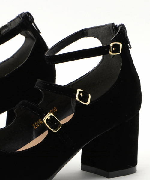 E hyphen world gallery（イーハイフンワールドギャラリー）の「ストラップパンプス（パンプス・レディース・ブラック/カーキ/オレンジ・L/M/S）」の9枚目の写真