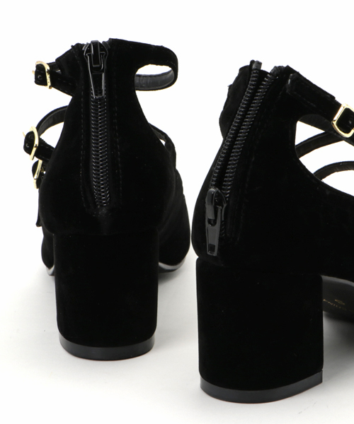 E hyphen world gallery（イーハイフンワールドギャラリー）の「ストラップパンプス（パンプス・レディース・ブラック/カーキ/オレンジ・L/M/S）」の10枚目の写真