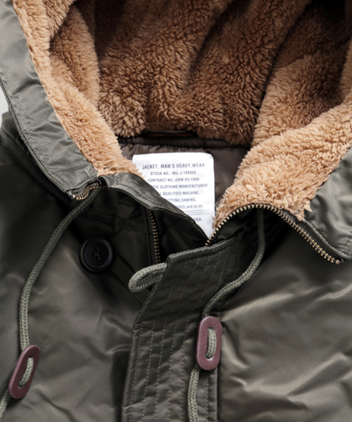 Denime(ドゥニーム)の「N3-Bミリタリージャケット(ミリタリージャケット・レディース・ネイビー/カーキ/ブラック・SMALL/X-SMALL)」の9枚目の写真