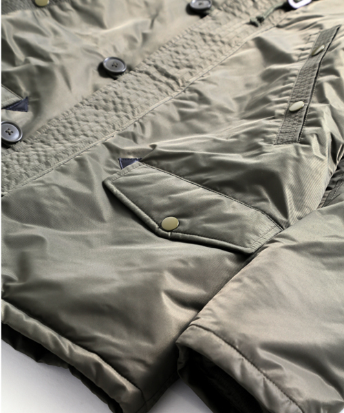 Denime(ドゥニーム)の「N3-Bミリタリージャケット(ミリタリージャケット・レディース・ネイビー/カーキ/ブラック・SMALL/X-SMALL)」の11枚目の写真