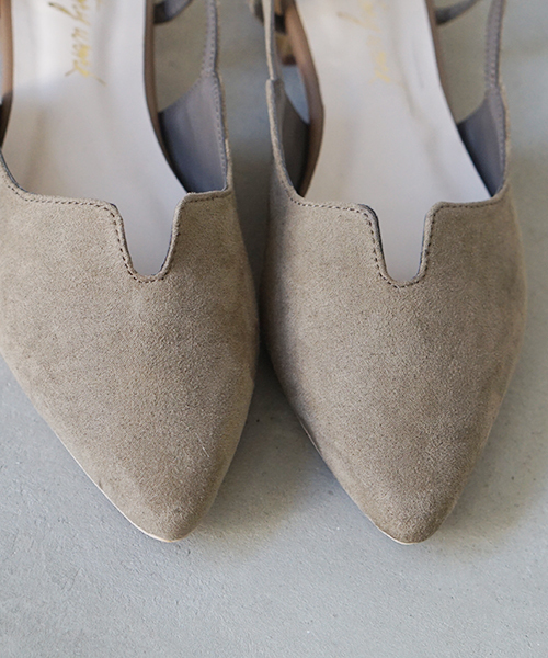 laboratory work(ラボラトリーワーク)の「Vカット メタルヒールサンダル(サンダル・レディース・シルバー/ブラック/カーキ・MEDIUM/LARGE)」の11枚目の写真