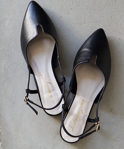 laboratory work(ラボラトリーワーク)の「Vカット メタルヒールサンダル(サンダル・レディース・シルバー/ブラック/カーキ・MEDIUM/LARGE)」の12枚目の写真