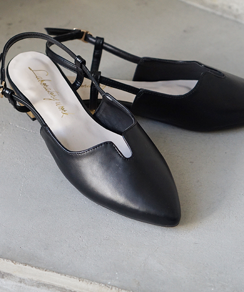 laboratory work(ラボラトリーワーク)の「Vカット メタルヒールサンダル(サンダル・レディース・シルバー/ブラック/カーキ・MEDIUM/LARGE)」の13枚目の写真