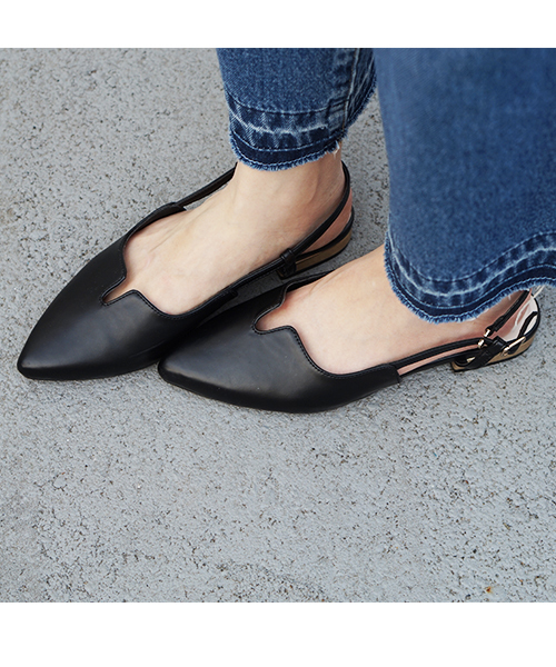 laboratory work(ラボラトリーワーク)の「Vカット メタルヒールサンダル(サンダル・レディース・シルバー/ブラック/カーキ・MEDIUM/LARGE)」の21枚目の写真