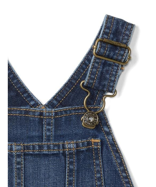GAP(ギャップ)の「Gap 1969 デニム ショートサロペット(サロペット/オーバーオール・キッズ・ブルー・70cm/80cm/50cm/90cm/60cm)」の3枚目の写真